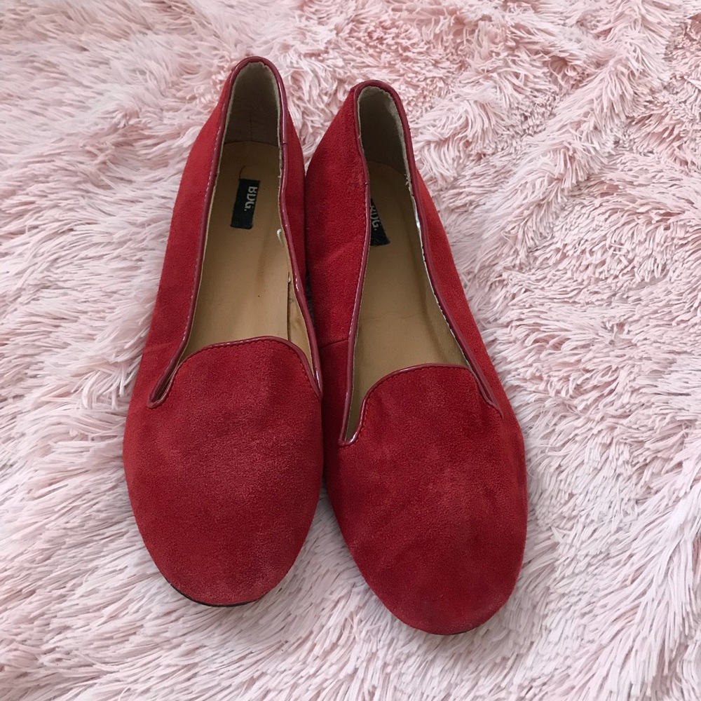Red urban outfitters loafers